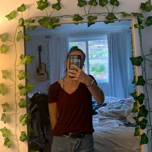 Tillys red loose shirt